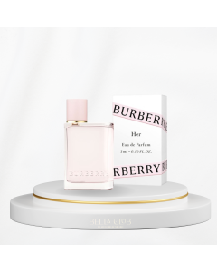 MINIATURA PERFUME BURBERRY HER FEMININO EAU DE PARFUM 5ml 1